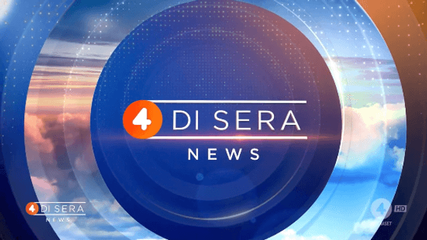 4 di sera news copertina del programma 4 di sera news